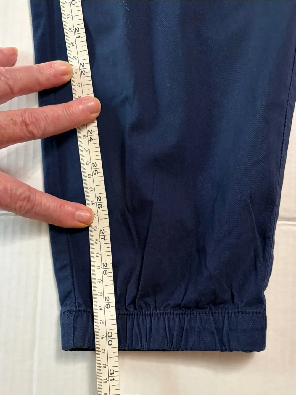 NWT JMIERR Men's Casual Drawstring Joggers Navy Blue Twill Pants‎ Size 2XL
